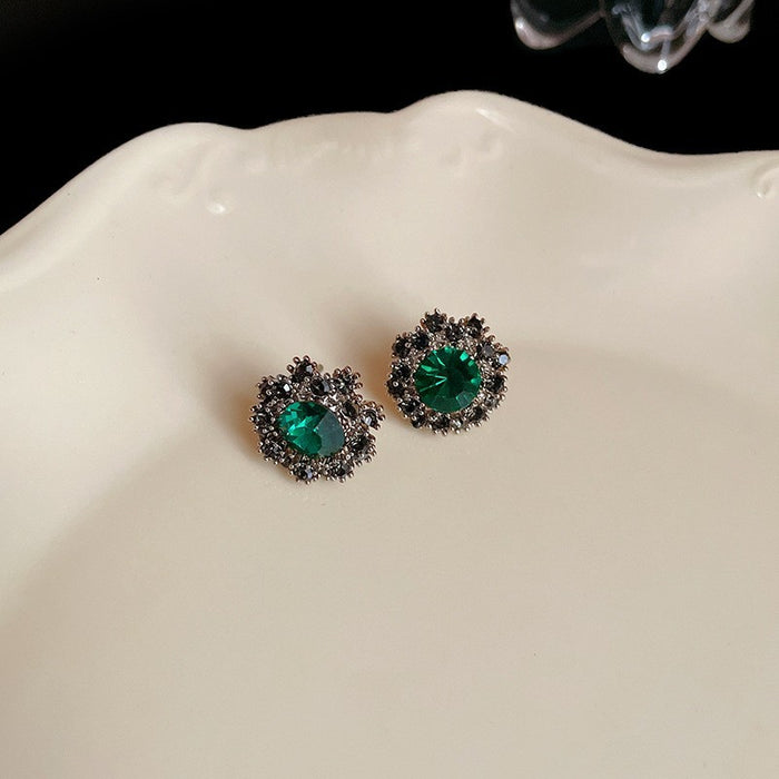 Wholesale Middle Ancient Oval Fashion Geometric Necklace Retro Court Style Clavicle Chain Niche