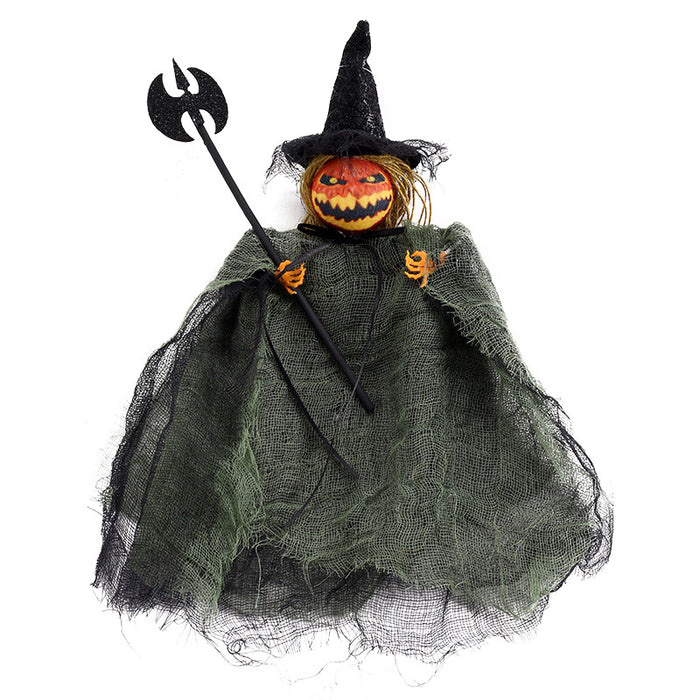 Wholesale  Decorations  Horror Pumpkin Doll Pendant Haunted House Party Hanging Ghost Props
