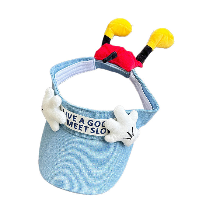 Wholesale Cartoon top baseball cap duckbill cap, versatile sun protection