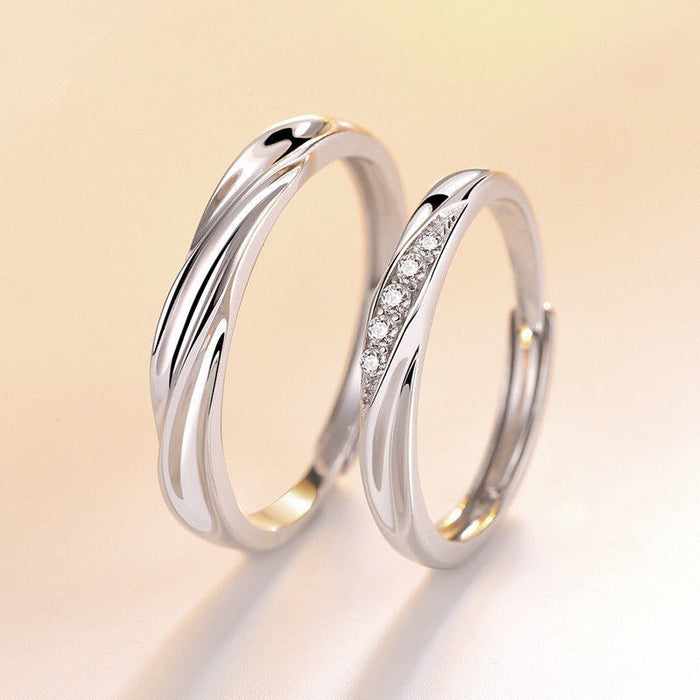 Wholesale Silver Plated Pair Ring