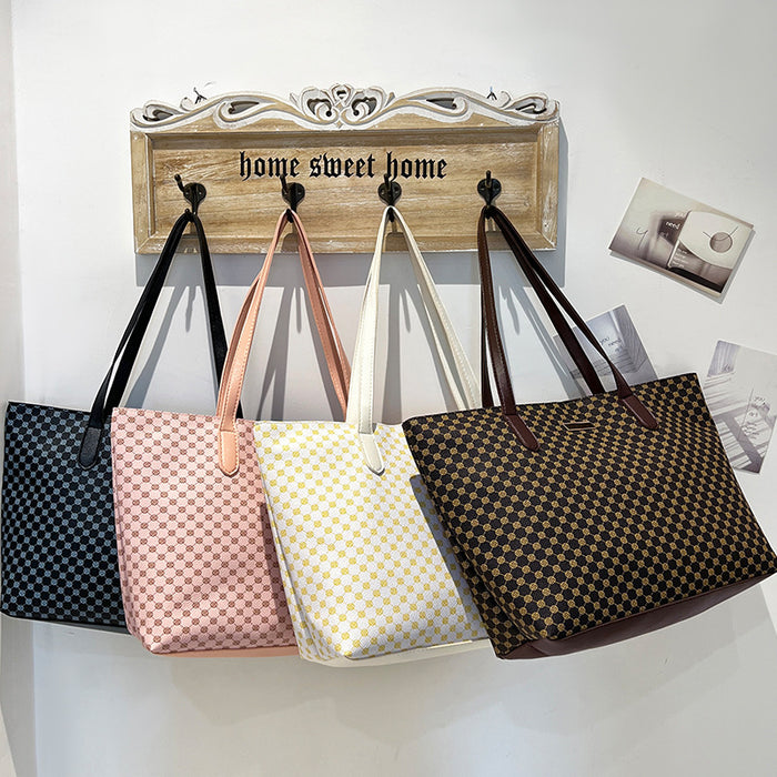 Wholesale Printed tote bag for women, casual large capacity shoulder bag