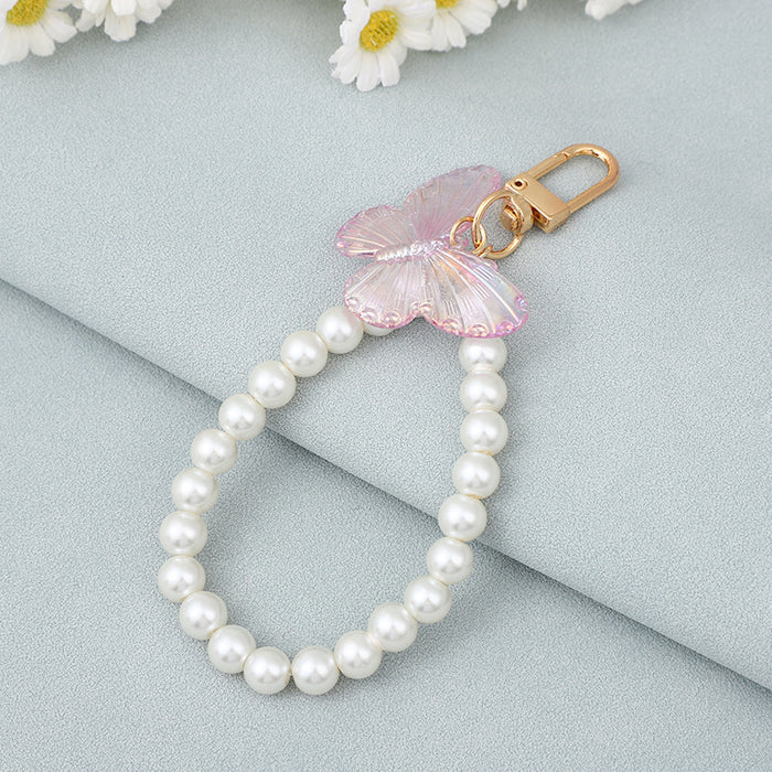 Wholesale Butterfly Flying Series Headphone Companion Keychain with Exquisite Colorful