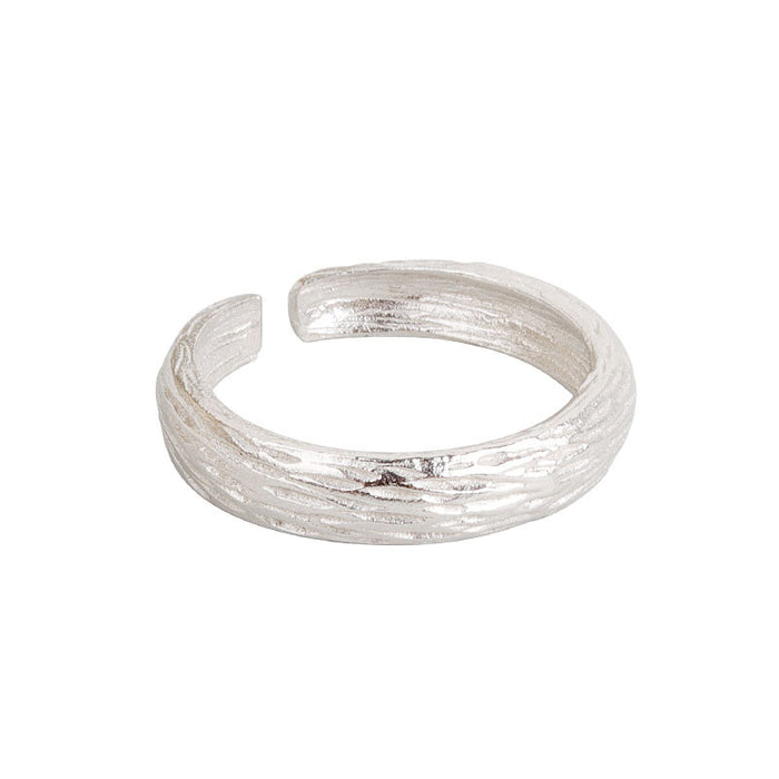 Wholesale Irregular Tinfoil Pattern Open Copper Ring JDC-RS-YJY020