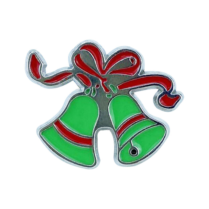Wholesale Christmas Santa Reindeer Snowman Alloy Brooch Pin Chic Holiday Fashion Accessory MOQ≥2