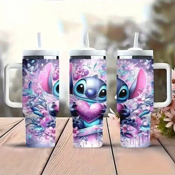 Wholesale 40oz tumbler ice bullies cup Portable insulated mug with handle