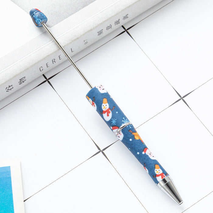Wholesale Beadable Pens Christmas Plastic Pen DIY for Beaded JDC-PN-Huah137