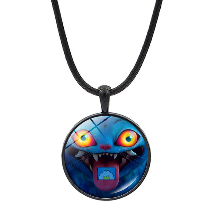 Wholesale Cartoon Anime Pendant Jewelry Sweater Chain Necklace