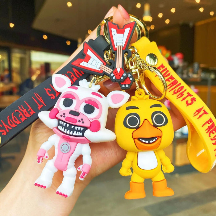 Wholesale Cartoon Silicone Doll Keychain JDC-KC-QiChao051