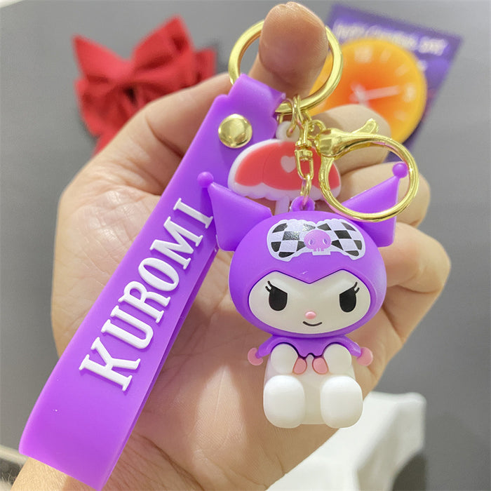 Wholesale PVC Cute Cartoon Doll Keychain JDC-KC-WuYi060