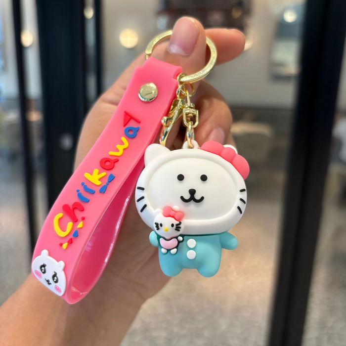 Wholesale Cartoon PVC Cute Keychains JDC-KC-PengYu37