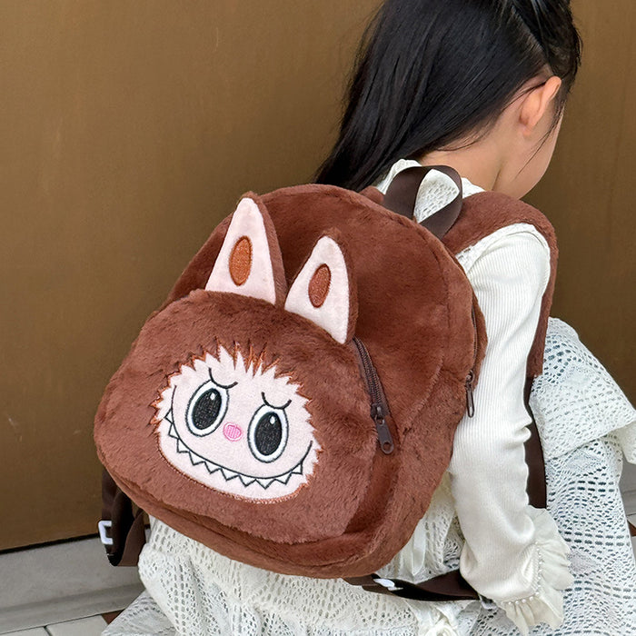 Wholesale Cartoon Children' s Plush Cute Cartoon Shoulder Bags