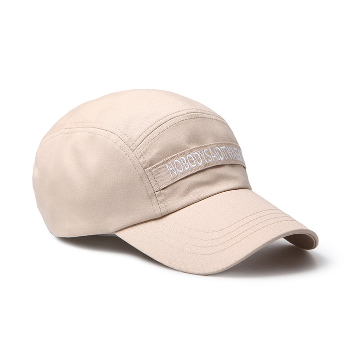 Wholesale Big head hat, black baseball cap, casual and versatile, plus size duckbill cap for men