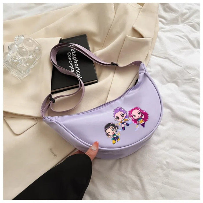 Wholesale Cartoon print lightweight simple nylon crossbody bag Shoulder Bags