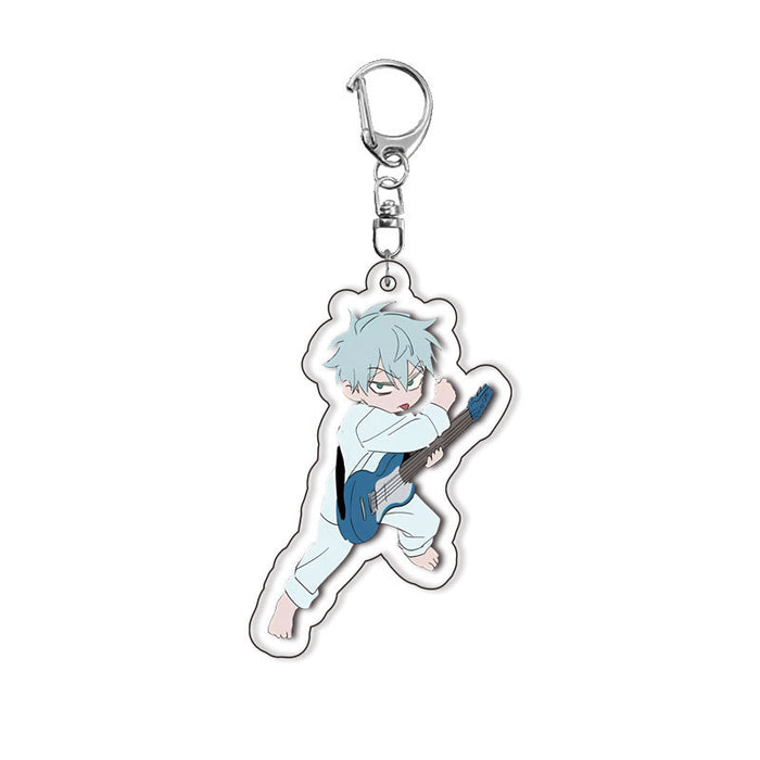Wholesale Double-sided Acrylic Keychain with Layered Design  Anime-themed Creative Pendant