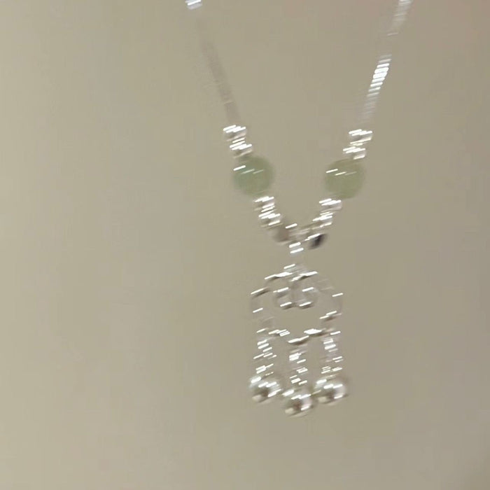 Wholesale Necklace, bell, Ruyi lock, niche temperament necklace