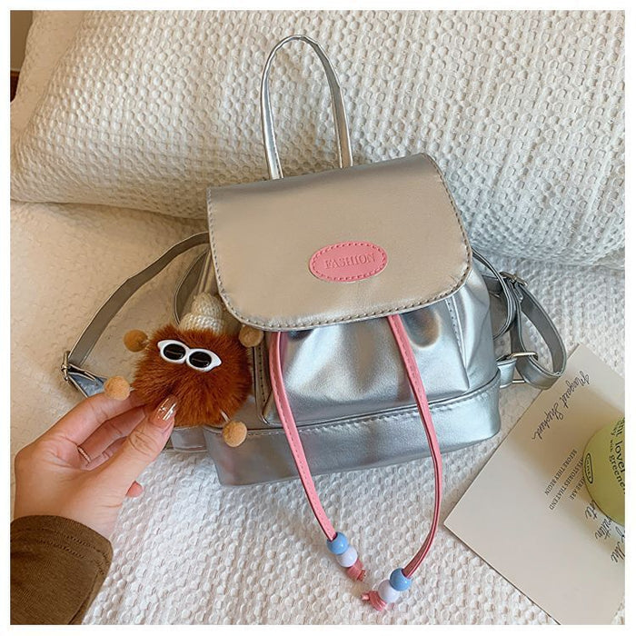 Wholesale Fashionable and minimalist handbag, stylish single shoulder retro patchwork backpack