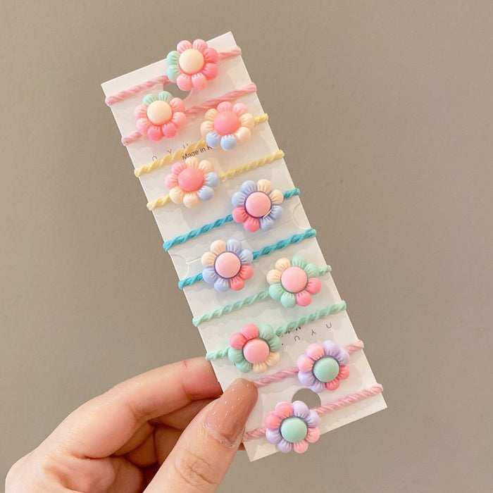 Wholesale Cute Cartoon Hair Ties for Kids Soft Elastic Everyday Styling Baby Hair Accessory
