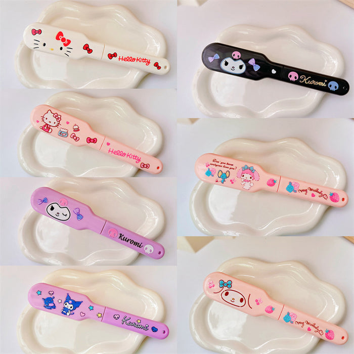 Wholesale cute  comb portable portable hair comb ugly fish bangs comb travel mini massage comb