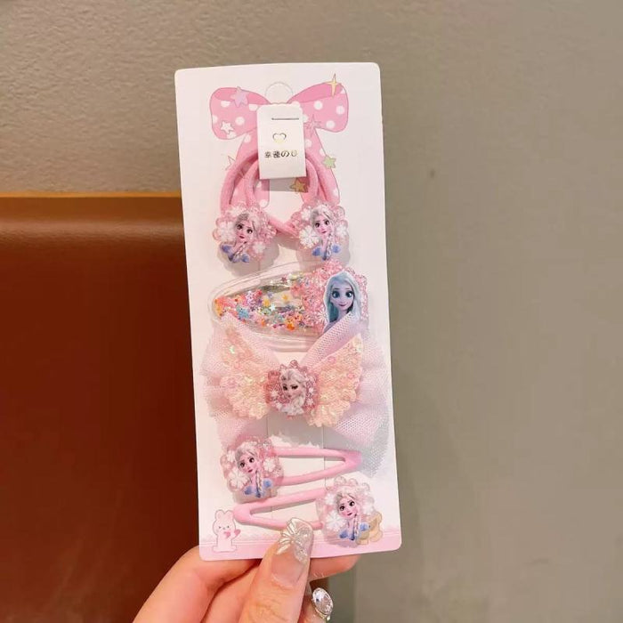 Wholesale Cute Cartoon Kids'  Hair Clip and Hair Scrunchies Set