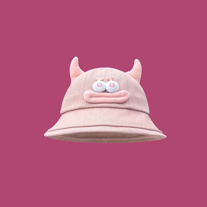 Wholesale Cute sunscreen basin hat, new cartoon fisherman hat