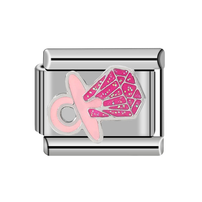 Wholesale Princess embroidered steel  super cute module youth bracelet