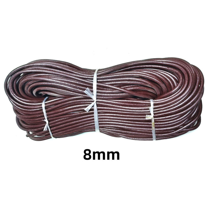 Wholesale 100pcs Round  Cowhide Rope Accessories Mobile Phone Case Leather Rope Braided Rope