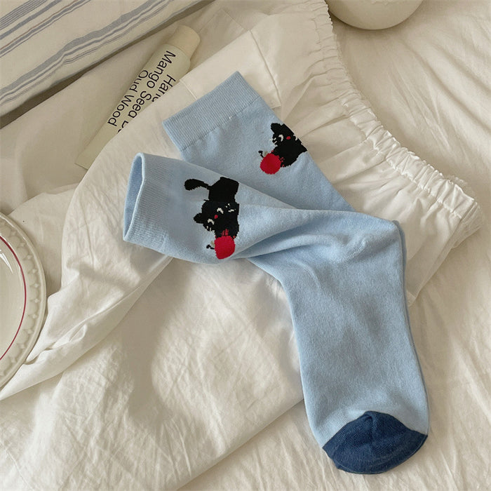 Wholesale Cute cartoon socks, small and niche pile socks