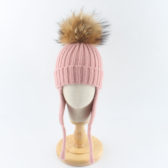 Wholesale High end ear protection hat for children, wrapped in a hat without eaves to keep warm