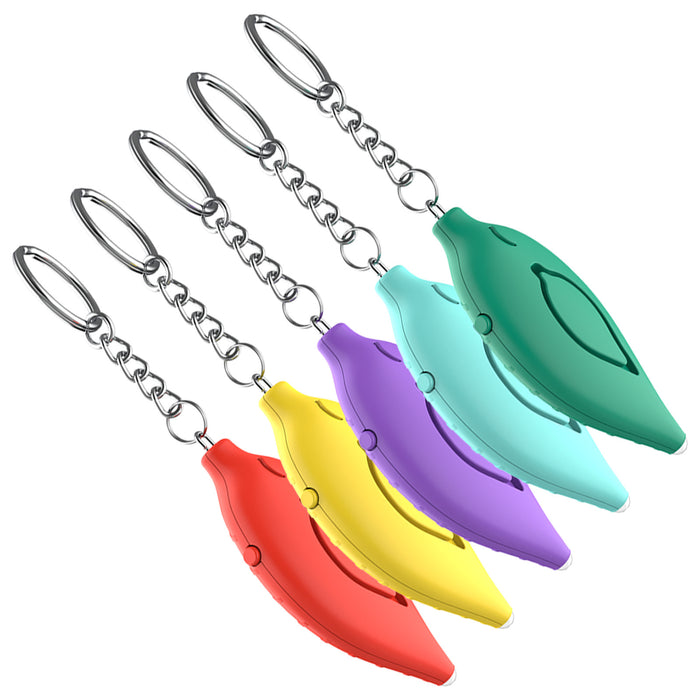 Wholesale Leaf Shape Plastic Multifunctional Keychain JDC-KC-XKT005