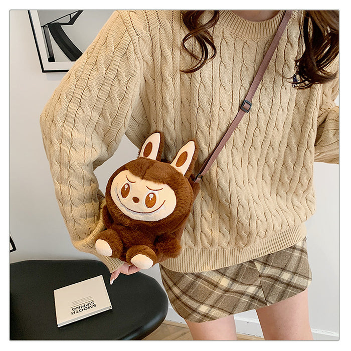 Wholesale Plush Cartoon Doll Single-Shoulder Crossbody Bag