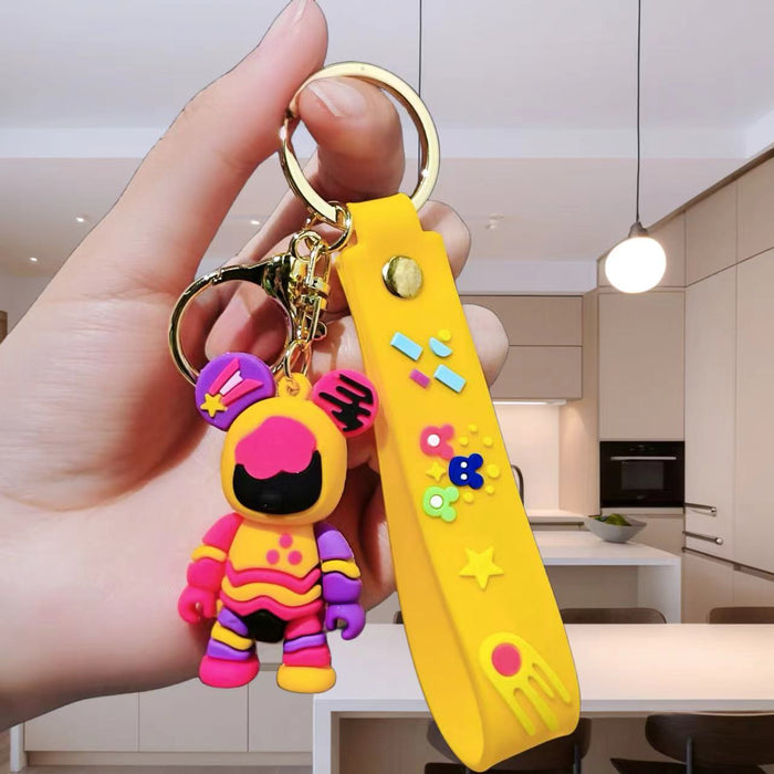 Wholesale Creative keychain cartoon figurine car keychain bag decoration