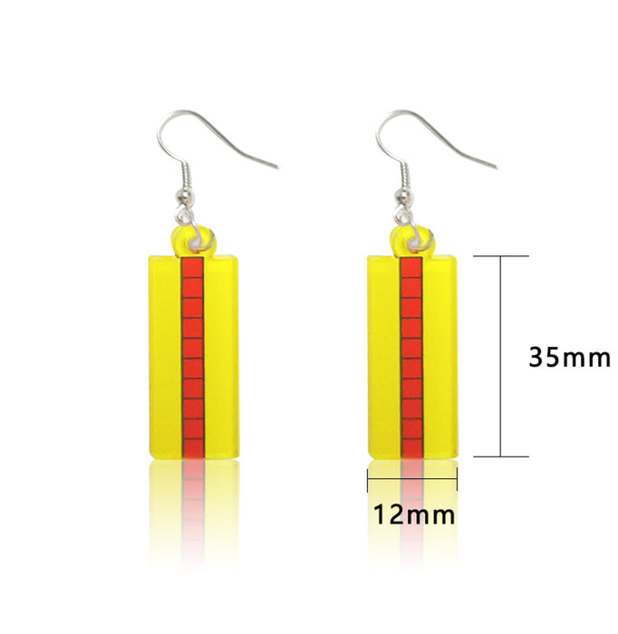 Wholesale Acrylic Printed Earrings JDC-ES-JiaYi014