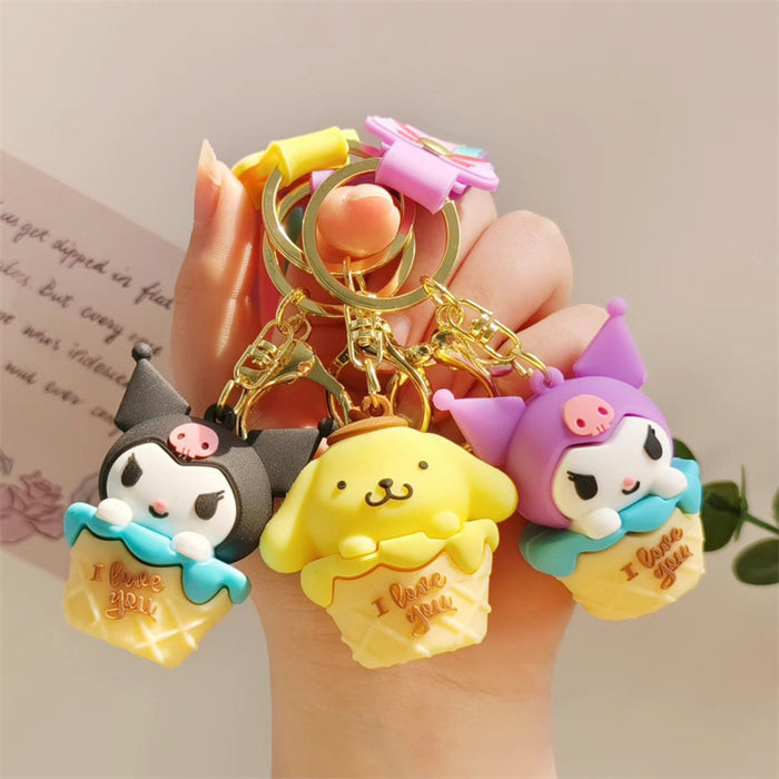 Wholesale Cartoon Silicone Doll Keychain JDC-KC-HaoXi012