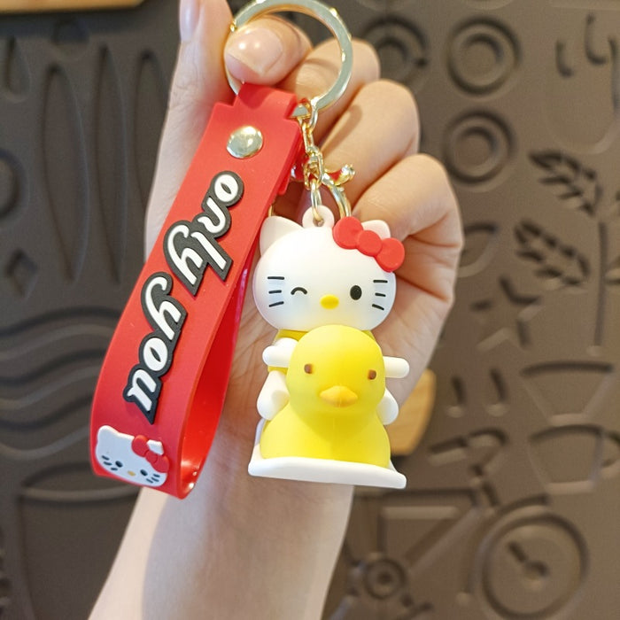 Wholesale Silicone Cartoon Doll Keychain JDC-KC-MingT209