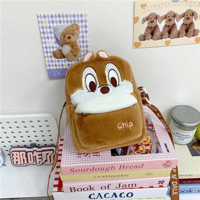 Wholesale Backpack Plush Bag Cartoon Doll Children' s Crossbody Bag