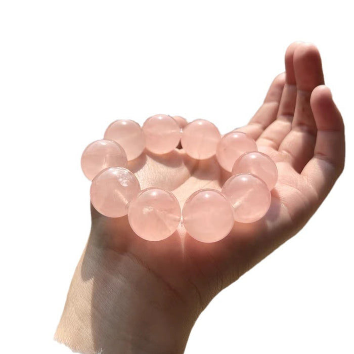 Wholesale Natural Pink Crystal Bracelet DIY Handmade for Women