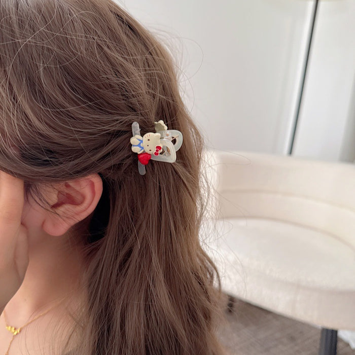 Wholesale Cartoon cute bow clip, sweet bangs clip, broken hair clip on the forehead, side clip, hairpin clip