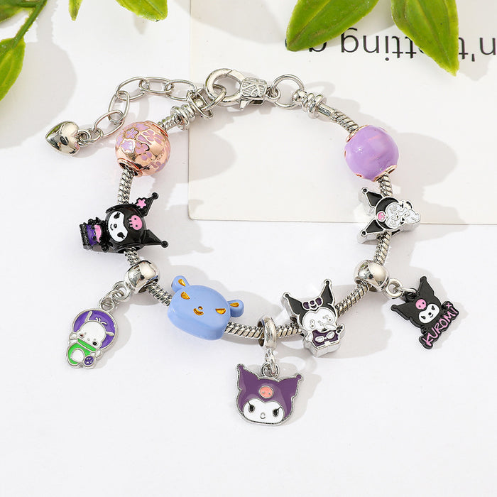 Wholesale Cartoon Cute Anime Alloy Beaded Bracelet JDC-BT-ZhuoS004