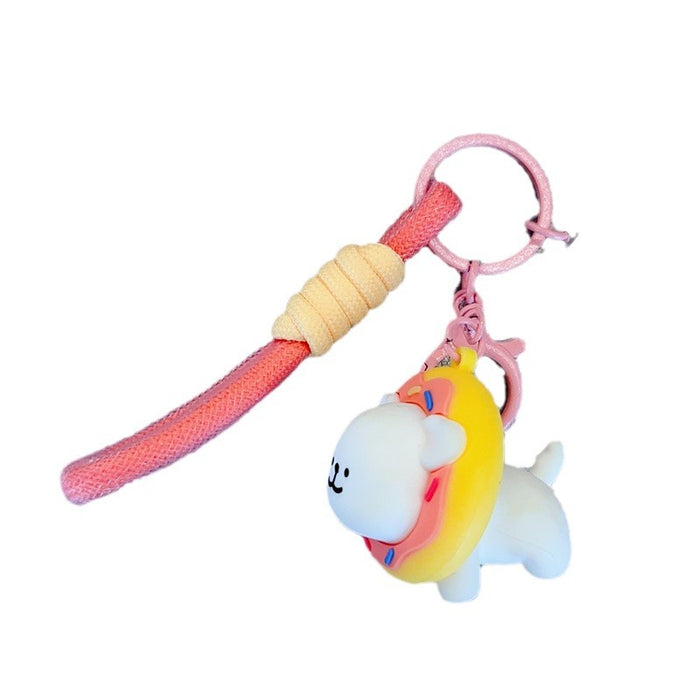 Wholesale Cute lines puppy key chain