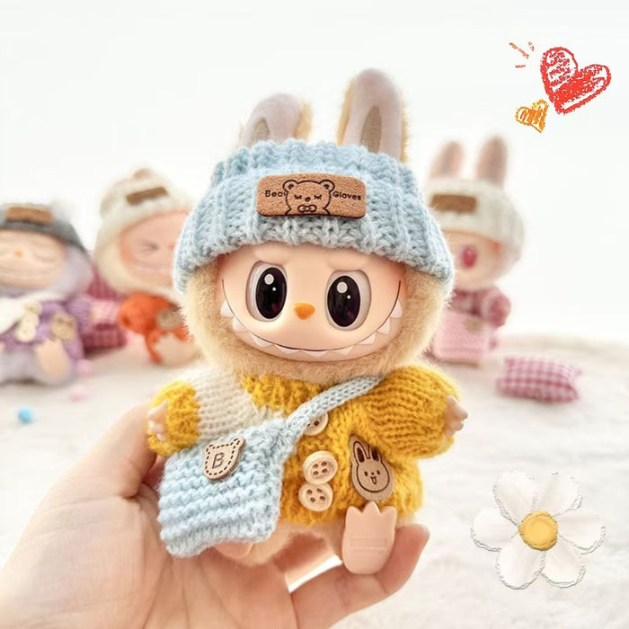 Wholesale Keychain  Clothes Pendant  Doll Bear Label Hat Sweater Suit