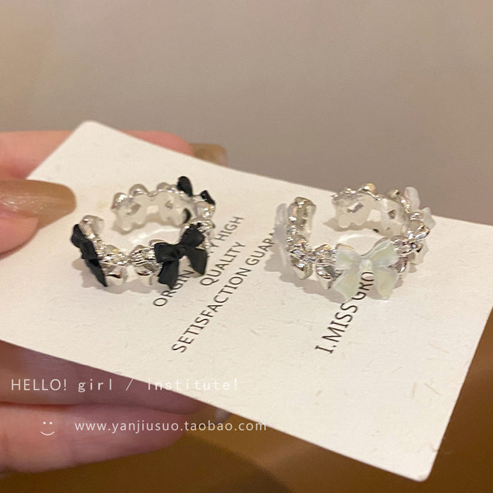 Wholesale Sweet bow ring  Open index finger ring