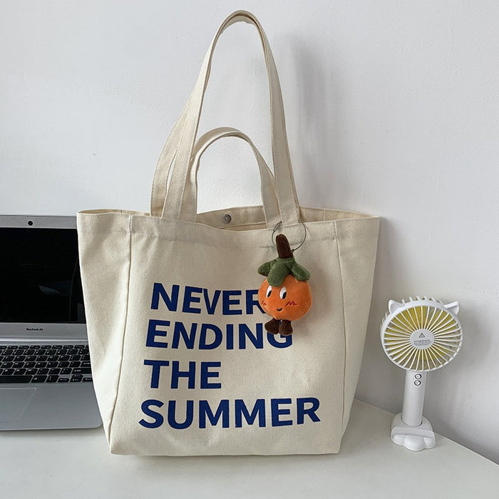 Wholesale Canvas bag, one shoulder, lazy style, artistic simplicity, large capacity backpack