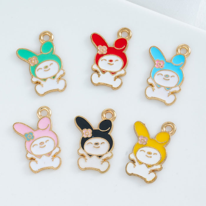 Wholesale 10 PCS DIY Cartoon Alloy Oil-Drip Pendant