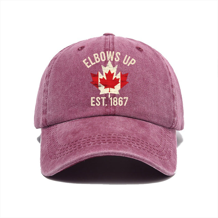 Wholesale Washed cotton printed hat for vintage baseball cap with soft top