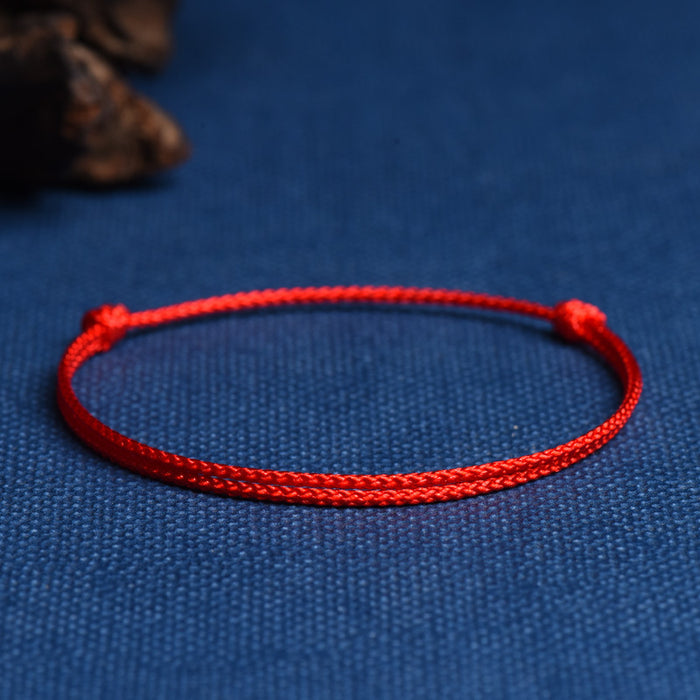 Wholesale Handmade Red Rope Bracelet, Simple Bracelet, Foot Chain, New Hand Rope Set, Versatile