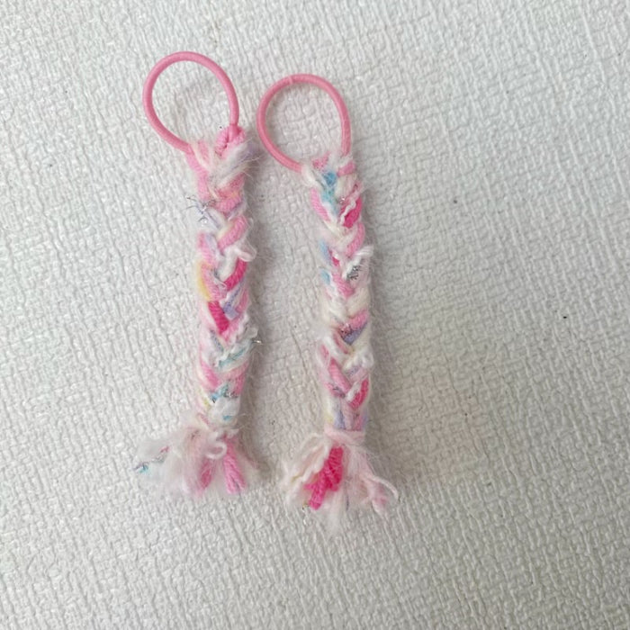 Wholesale Multi-color yarn braided braids for dolls