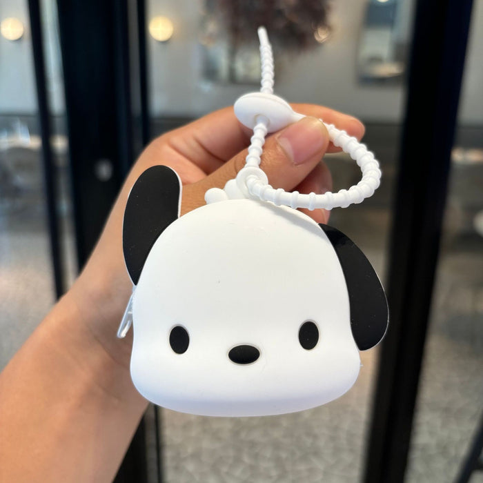 Wholesale Silicone Cartoon Coin Purse Keychain JDC-KC-PengYu025