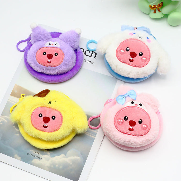 Wholesale Cartoon Plush Mini Coin Purse