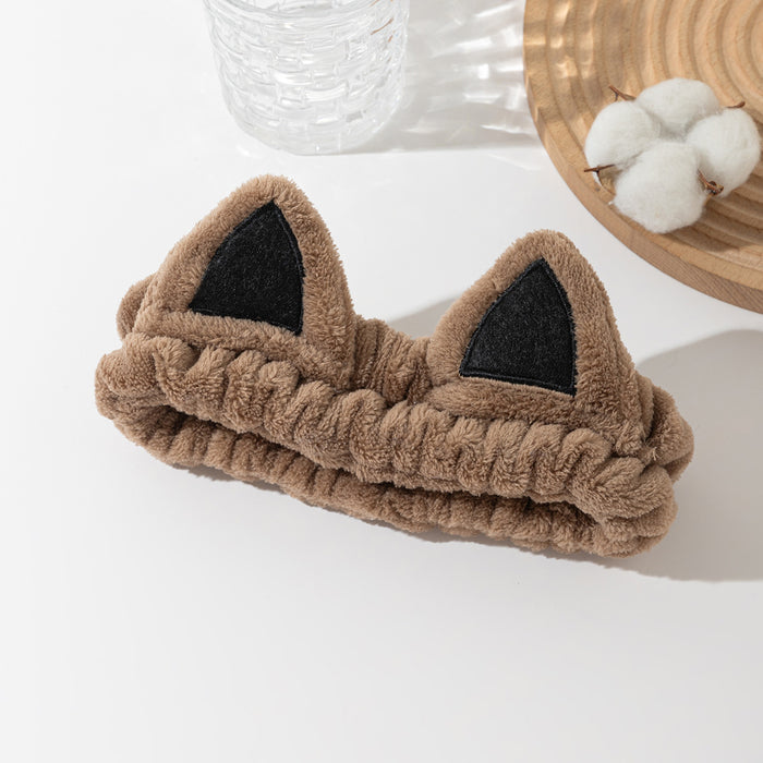 Wholesale Women' s thickened cartoon cat ear headband