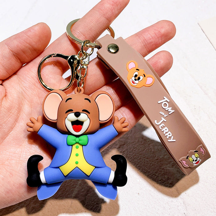 Wholesale Cartoon Silicone Doll Keychain JDC-KC-QiChao040